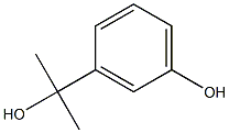 m-(1-Hydroxy-1-methylethyl)phenol,,结构式