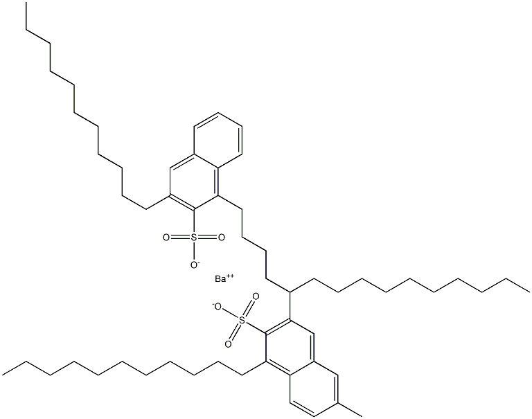 Bis(1,3-diundecyl-2-naphthalenesulfonic acid)barium salt