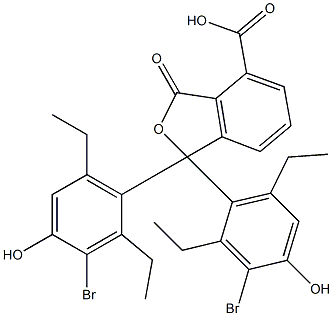 1,1-Bis(3-bromo-2,6-diethyl-4-hydroxyphenyl)-1,3-dihydro-3-oxoisobenzofuran-4-carboxylic acid