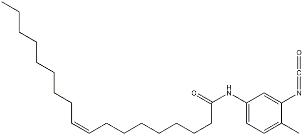 N-(3-Isocyanato-4-methylphenyl)oleic amide,,结构式