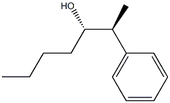 (2S,3S)-2-Phenylheptane-3-ol Structure