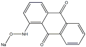 1-(Sodiooxyamino)anthraquinone Struktur