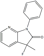 1,3-Dihydro-3-fluoro-3-methyl-1-phenyl-2H-pyrrolo[2,3-b]pyridin-2-one