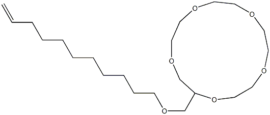 2-[[(10-Undecen-1-yl)oxy]methyl]-1,4,7,10,13-pentaoxacyclopentadecane