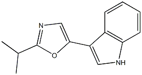 3-(2-Isopropyloxazol-5-yl)-1H-indole Structure