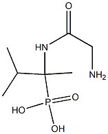 [2-(Glycylamino)-3-methylbutan-2-yl]phosphonic acid Structure