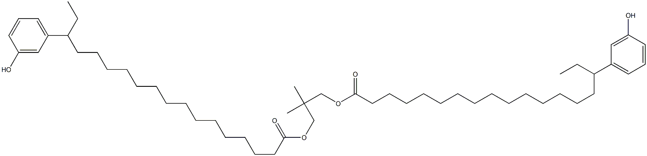 Bis[16-(3-hydroxyphenyl)stearic acid]2,2-dimethylpropane-1,3-diyl ester|
