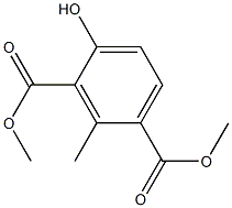 2-Methyl-4-hydroxyisophthalic acid dimethyl ester 结构式