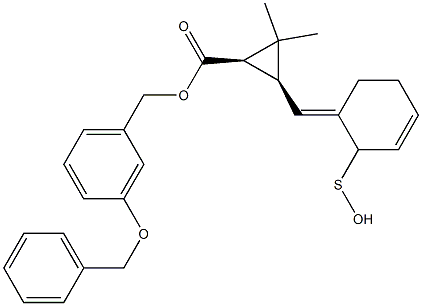 (1R,3S)-2,2-Dimethyl-3-[[(3E)-2,3,4,5-tetrahydro-2-oxothiophen]-3-ylidenemethyl]cyclopropane-1-carboxylic acid-3-benzyloxybenzyl ester