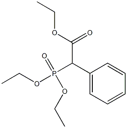 Phenyl(diethoxyphosphinyl)acetic acid ethyl ester Struktur
