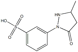  3-(3-Methyl-5-oxo-1-pyrazolidinyl)benzenesulfonic acid