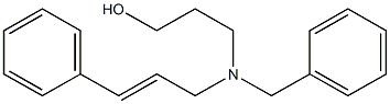 3-[(3-Phenylallyl)(benzyl)amino]-1-propanol Structure