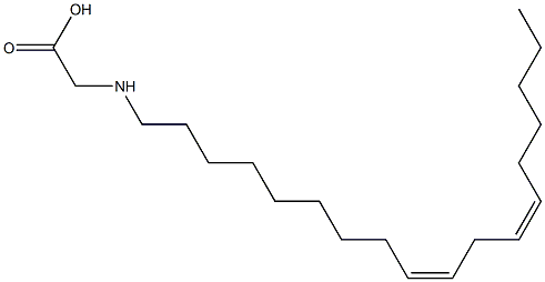 N-[(9Z,12Z)-Octadeca-9,12-dienyl]glycine Structure