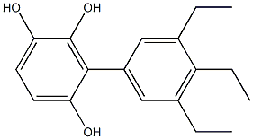 3-(3,4,5-Triethylphenyl)benzene-1,2,4-triol|