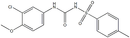 1-(3-Chloro-4-methoxyphenyl)-3-(4-methylphenylsulfonyl)urea