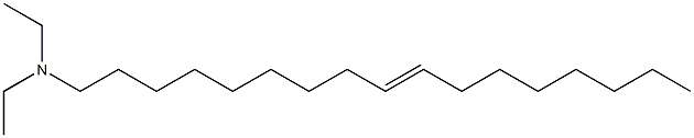 N,N-Diethyl-9-heptadecen-1-amine Struktur