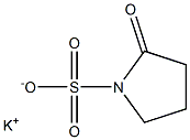 2-Oxopyrrolidine-1-sulfonic acid potassium salt,,结构式