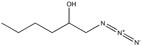 1-Azido-2-hexanol,,结构式