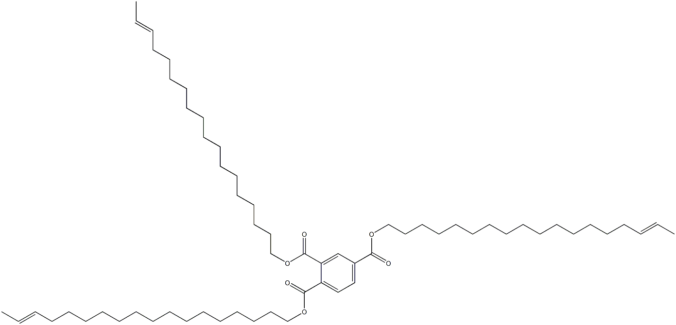 1,2,4-Benzenetricarboxylic acid tri(16-octadecenyl) ester,,结构式