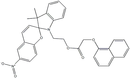 (1-Naphtyloxy)acetic acid 2-[3,3-dimethyl-6'-nitrospiro[1H-indole-2(3H),2'-[2H-1]benzopyran]-1-yl]ethyl ester|