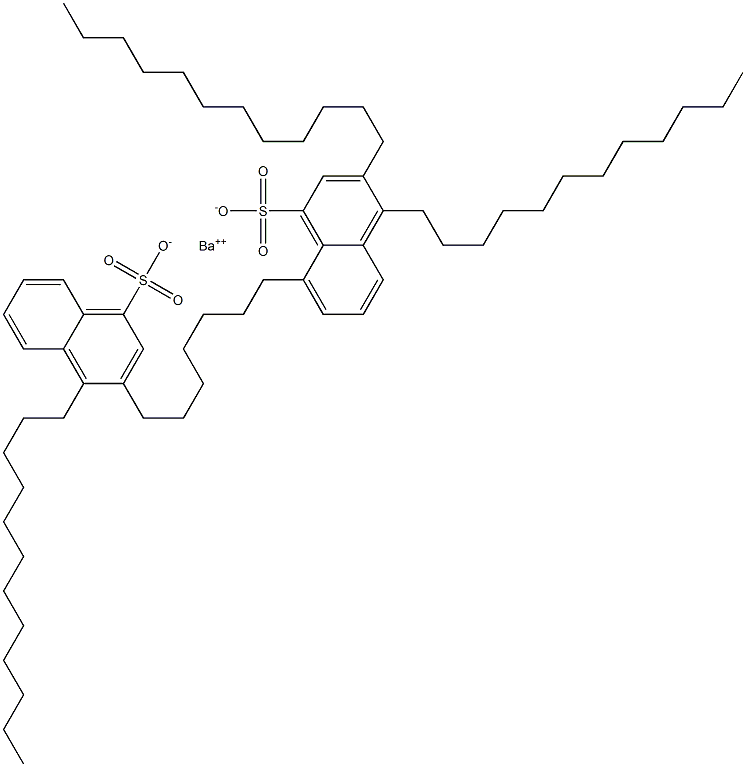 Bis(3,4-didodecyl-1-naphthalenesulfonic acid)barium salt