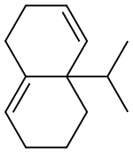 1,2,4a,5,6,7-Hexahydro-4a-isopropylnaphthalene Structure