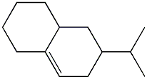 1,2,3,4,4a,5,6,7-Octahydro-6-isopropylnaphthalene Structure