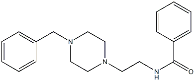 N-[2-(4-Benzyl-1-piperazinyl)ethyl]benzamide Structure