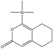 5,6,7,8-Tetrahydro-1-trimethylsilyl-3H-2-benzopyran-3-one,,结构式