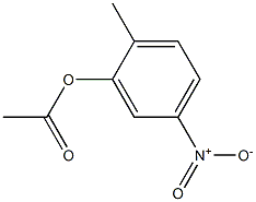 Acetic acid 2-methyl-5-nitrophenyl ester,,结构式