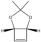 (1S,5R)-3,3-Dimethyl-2,4-dioxabicyclo[3.2.0]hept-6-ene,,结构式