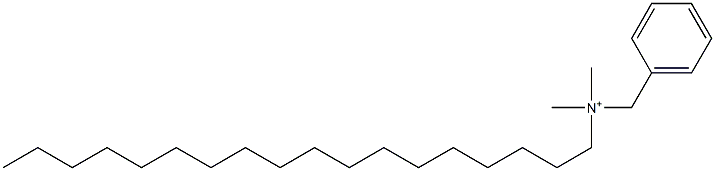 Octadecylbenzyldimethylaminium 结构式