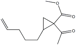 2-(4-Pentenyl)-1-acetylcyclopropane-1-carboxylic acid methyl ester