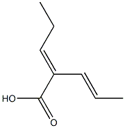  (2E)-2-[(E)-1-Propenyl]-2-pentenoic acid