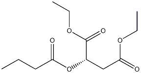 [S,(-)]-2-(Butyryloxy)succinic acid diethyl ester 结构式