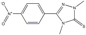 2,4-Dihydro-2,4-dimethyl-5-(4-nitrophenyl)-3H-1,2,4-triazole-3-thione