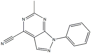 6-Methyl-1-phenyl-1H-pyrazolo[3,4-d]pyrimidine-4-carbonitrile