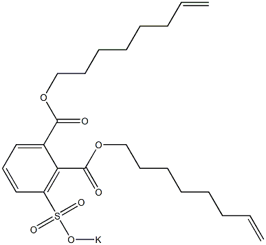 3-(Potassiosulfo)phthalic acid di(7-octenyl) ester|