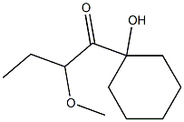 1-(1-ヒドロキシシクロヘキシル)-2-メトキシ-1-ブタノン 化学構造式