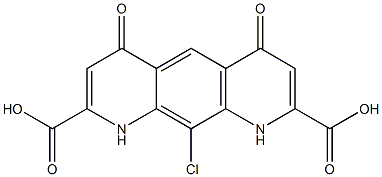  10-Chloro-1,4,6,9-tetrahydro-4,6-dioxopyrido[3,2-g]quinoline-2,8-dicarboxylic acid