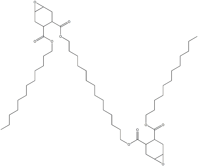 Bis[2-(dodecyloxycarbonyl)-4,5-epoxy-1-cyclohexanecarboxylic acid]1,14-tetradecanediyl ester|