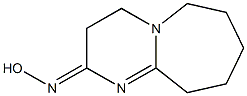 4,6,7,8,9,10-ヘキサヒドロピリミド[1,2-a]アゼピン-2(3H)-オンオキシム 化学構造式