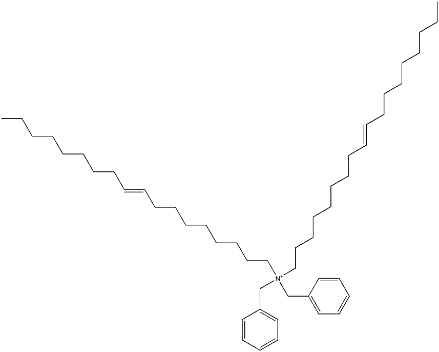 Di(9-octadecenyl)dibenzylaminium 结构式