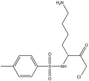 N-(1-Chloro-7-amino-2-oxoheptane-3-yl)-p-toluenesulfonamide Structure