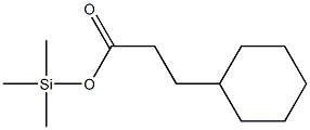 Cyclohexanepropionic acid trimethylsilyl ester