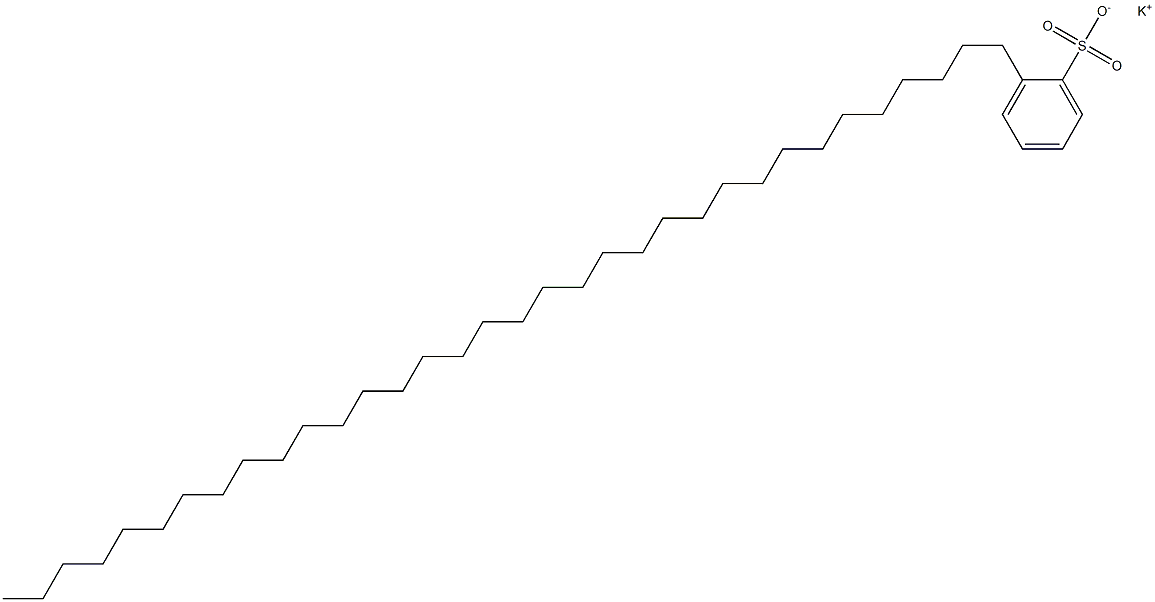 2-(Tetratriacontan-1-yl)benzenesulfonic acid potassium salt Structure