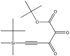 5-(tert-Butyldimethylsilyl)-2,3-dioxo-4-pentynoic acid tert-butyl ester Struktur