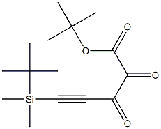 5-(tert-Butyldimethylsilyl)-2,3-dioxo-4-pentynoic acid tert-butyl ester,,结构式