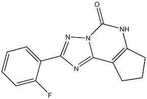 2-(2-Fluorophenyl)-5,6,7,8-tetrahydro-4H-1,3,3a,5-tetraaza-as-indacen-4-one