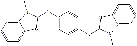 2,2'-[1,4-Phenylenebis(imino)]bis(2,3-dihydro-3-methylbenzothiazole)
